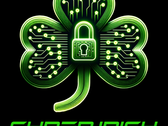Cyber Irish logo black